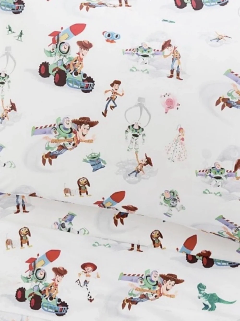 Pottery Barn Kids Toy Story Full Sheet Set Organic Cotton Excellent Condition